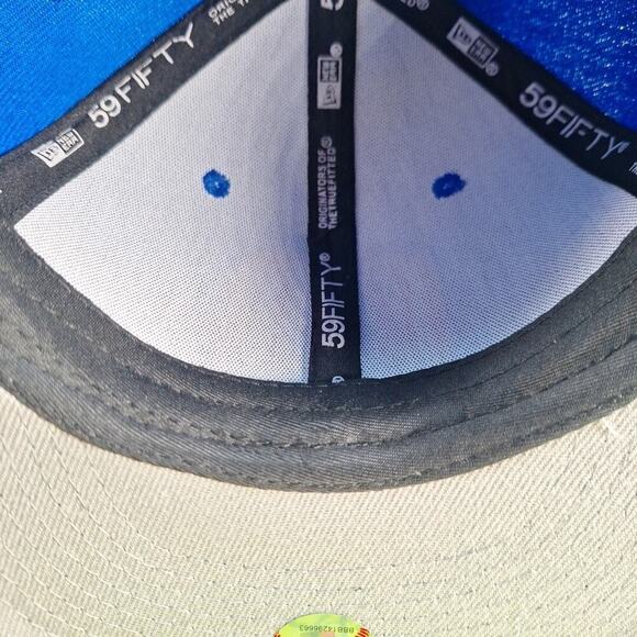 Mexico World Baseball Classic Blue/Pink New Era 59FIFTY Fitted Hat Sz 7 3/8 - Picture 7 of 8